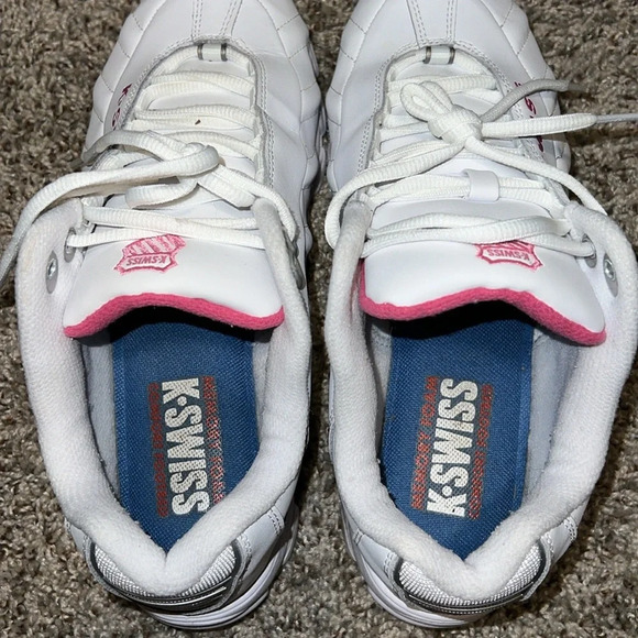 K Swiss SS Shock Spring Leather Lace Up Athletic Womens Shoes - Picture 6 of 8